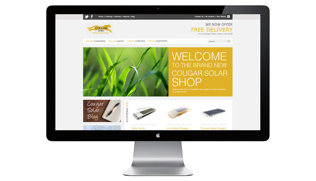 Web Design and Development of the Cougar Solar Website